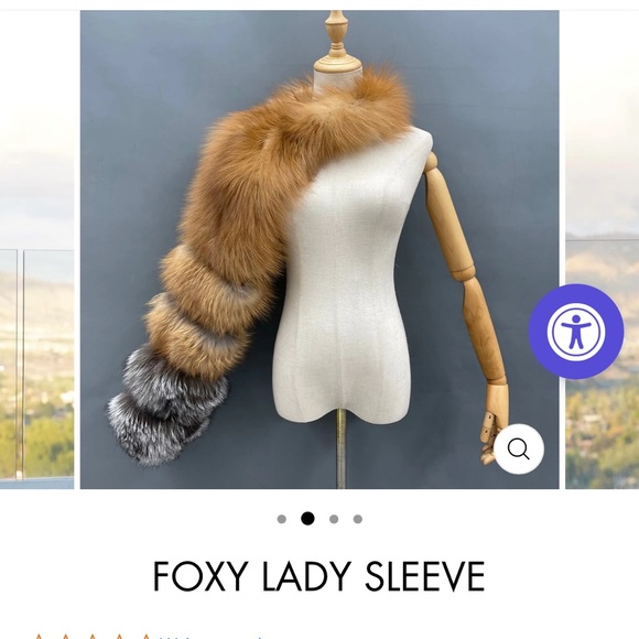 Fox fur angel brinks sleeve - Picture 2 of 6